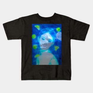 Moth Girl Kids T-Shirt